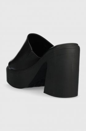Aldo slapi de piele Maysee femei, culoarea negru, cu toc drept, 13542926.MAYSEE