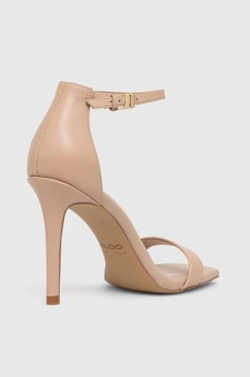 Aldo sandale de piele Renza culoarea bej, 13474574.RENZA