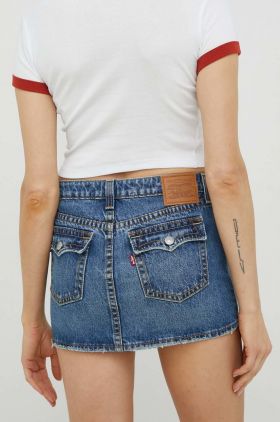 Levi's fusta jeans mini, drept