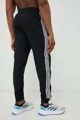 adidas pantaloni de antrenament bărbați, culoarea negru, cu imprimeu  IC0041
