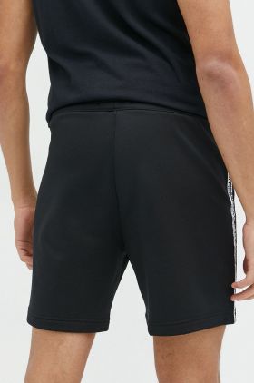 Hollister Co. pantaloni scurti barbati, culoarea negru