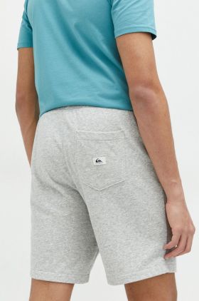 Quiksilver pantaloni scurti barbati, culoarea gri, melanj