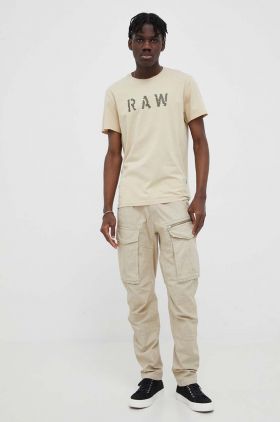 G-Star Raw tricou din bumbac 2-pack cu imprimeu