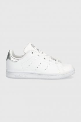 Adidas Originals sneakers pentru copii STAN SMITH C culoarea alb