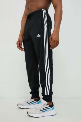 adidas pantaloni de antrenament bărbați, culoarea negru, cu imprimeu  IC0041