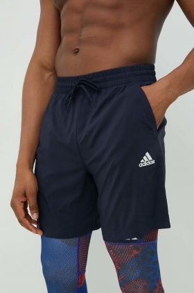 adidas pantaloni scurți de antrenament Chelsea bărbați, culoarea bleumarin IC9393