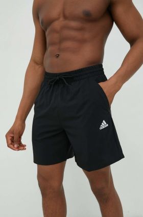 adidas pantaloni scurți de antrenament Chelsea bărbați, culoarea negru IC9392