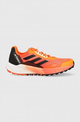 Adidas TERREX pantofi Agravic Flow 2 barbati, culoarea portocaliu