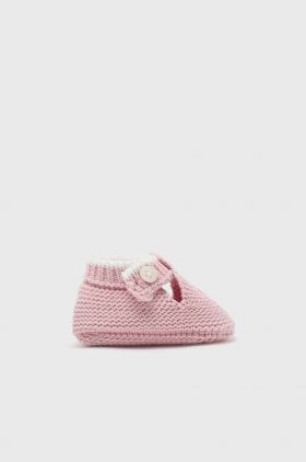 Mayoral Newborn pantofi pentru bebelusi culoarea roz