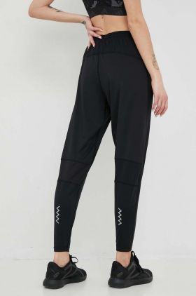 adidas Performance pantaloni de alergare Run For The Ocean femei, culoarea negru, neted