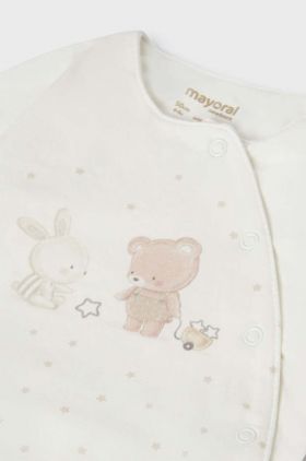 Mayoral Newborn compleu bebe culoarea alb