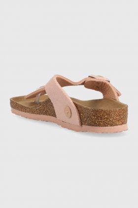 Birkenstock slapi copii Gizeh culoarea roz