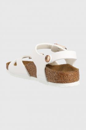 Birkenstock sandale copii Rio culoarea alb