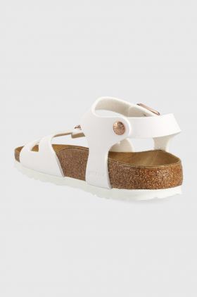 Birkenstock sandale copii Rio culoarea alb