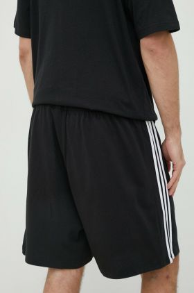 adidas pantaloni scurti Barbati, culoarea negru