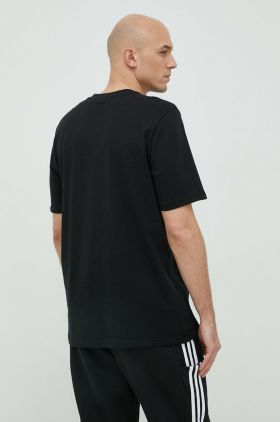 adidas tricou din bumbac Culoarea negru, cu imprimeu