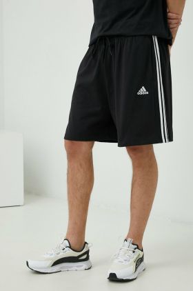 adidas pantaloni scurti Barbati, culoarea negru