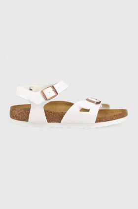 Birkenstock sandale copii Rio culoarea alb