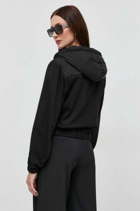 MICHAEL Michael Kors geaca de puf femei, culoarea negru, de tranzitie