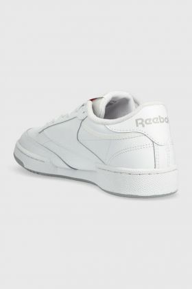 Reebok Classic sneakers din piele Club C culoarea alb, FZ6011 FZ6011-WH/WH/PG3