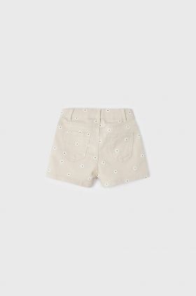 Mayoral pantaloni scurti copii culoarea bej, modelator