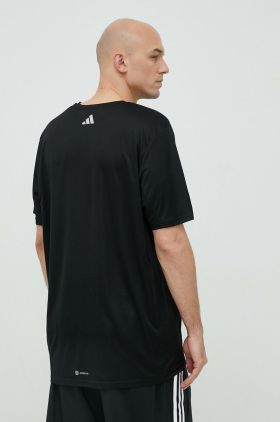 adidas Performance tricou de alergare Run Icons culoarea negru, cu imprimeu