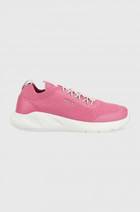 Geox sneakers pentru copii culoarea roz