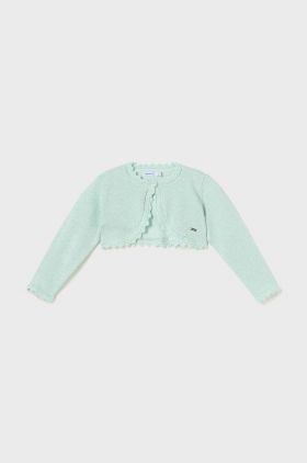 Mayoral cardigan bebe culoarea turcoaz, light