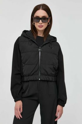 MICHAEL Michael Kors geaca de puf femei, culoarea negru, de tranzitie