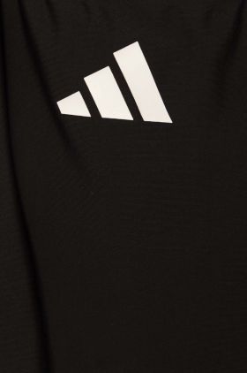 adidas Performance costum de baie dintr-o bucată pentru copii 3 BARS SOL ST culoarea negru