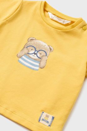 Mayoral Newborn compleu bebe culoarea galben