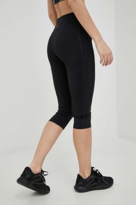 Reebok leggins de antrenament Workout Ready culoarea negru, neted