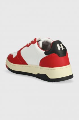 Karl Lagerfeld sneakers din piele KREW KL culoarea rosu, KL53020