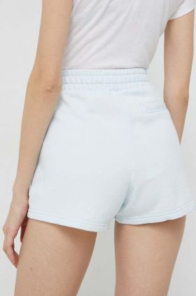 Tommy Jeans pantaloni scurti din bumbac neted, high waist