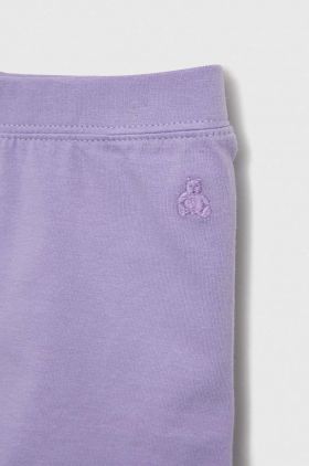 GAP pantaloni scurti copii culoarea violet, neted