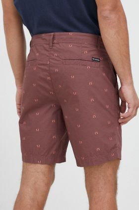 Columbia pantaloni scurti din bumbac culoarea bordo