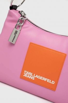 Karl Lagerfeld Jeans poseta culoarea roz