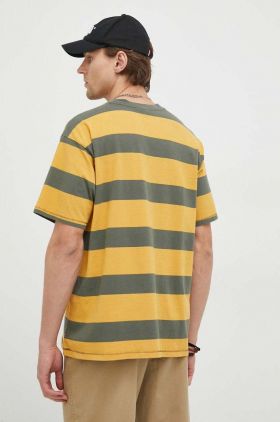 Levi's tricou din bumbac culoarea verde, modelator