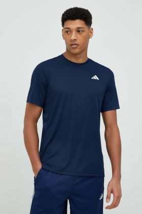 adidas Performance tricou de antrenament Club culoarea albastru marin, neted