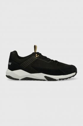 Caterpillar sneakers din piele intoarsă Transmit culoarea negru