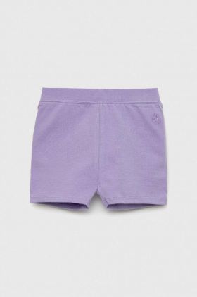 GAP pantaloni scurti copii culoarea violet, neted