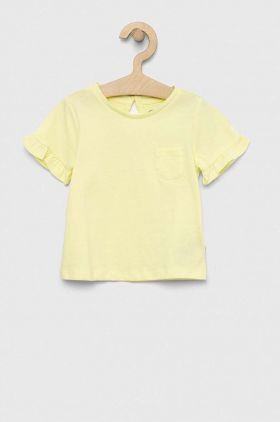 GAP tricou de bumbac pentru copii culoarea roz