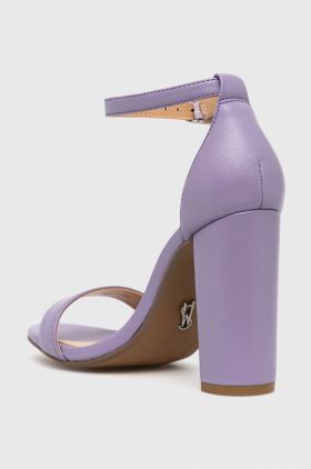 Steve Madden sandale de piele Carrson culoarea violet, SM11000008