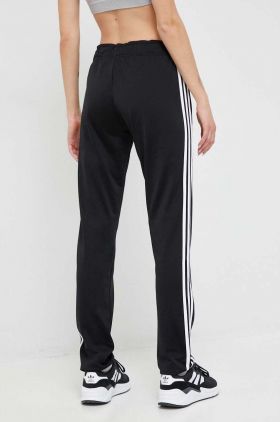 adidas pantaloni de trening culoarea negru, cu imprimeu