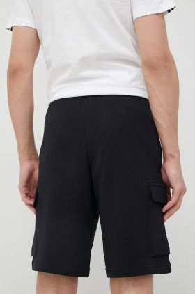 adidas pantaloni scurți din bumbac culoarea negru HA4338