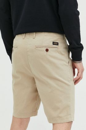 Superdry pantaloni scurti barbati, culoarea bej