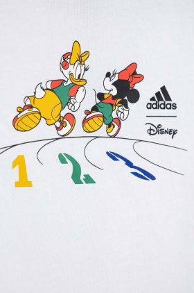 adidas tricou de bumbac pentru copii x Disney culoarea alb, cu imprimeu