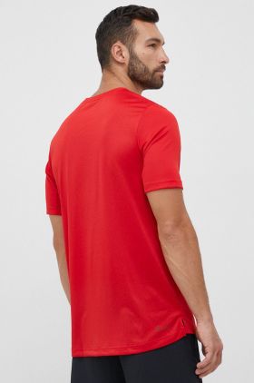 adidas Performance tricou de antrenament Club culoarea rosu, neted