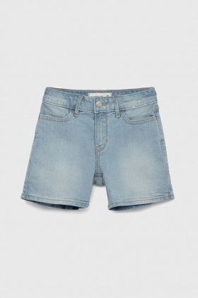 Abercrombie & Fitch pantaloni scurti din denim pentru copii neted