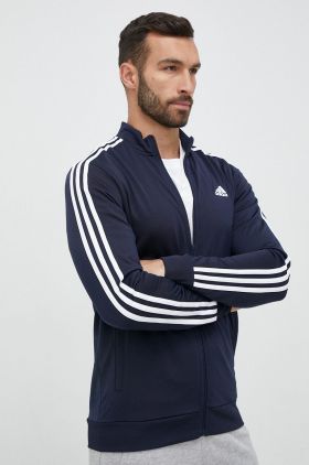 adidas bluză bărbați, culoarea bleumarin, cu imprimeu H46100